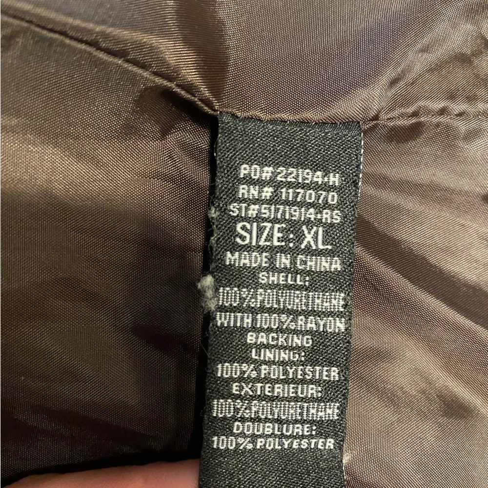 Women’s faux leather jacket - Picture 5 of 5